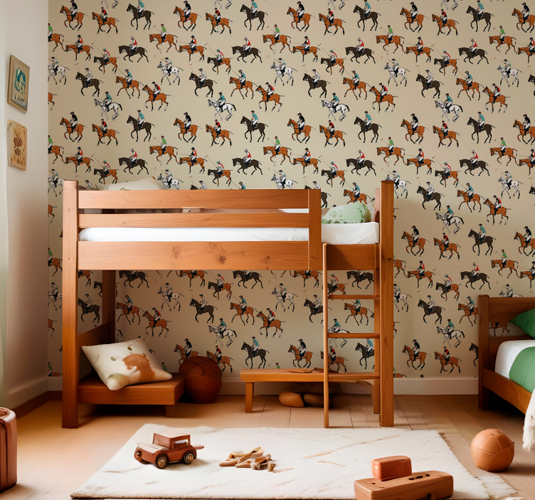 Tapete za zid Konji tema jahanja - TenStickers