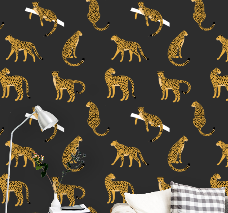 Tapete za zid Leopard motiv leopardovih pjega - TenStickers