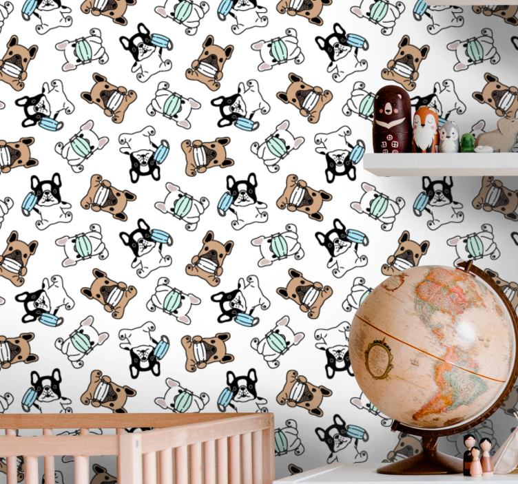 Tapete za zid pas pseći klizači - TenStickers