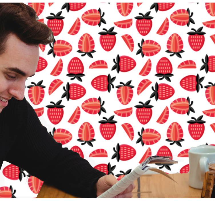 Tapete za zid Priroda bobičasti uzorak - TenStickers