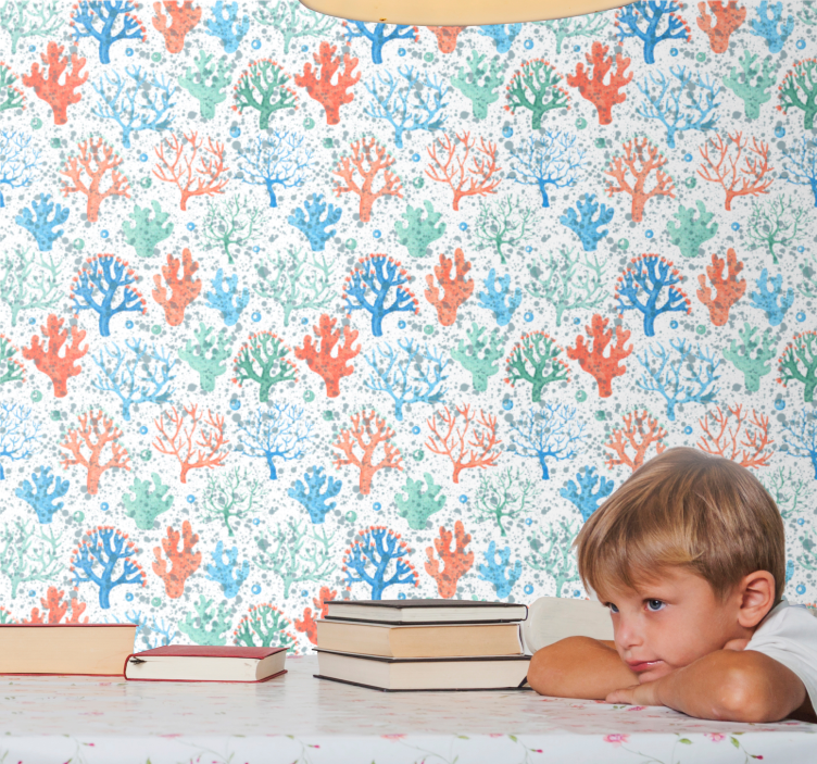 Tapete za zid Priroda otisak koraljnog grebena - TenStickers