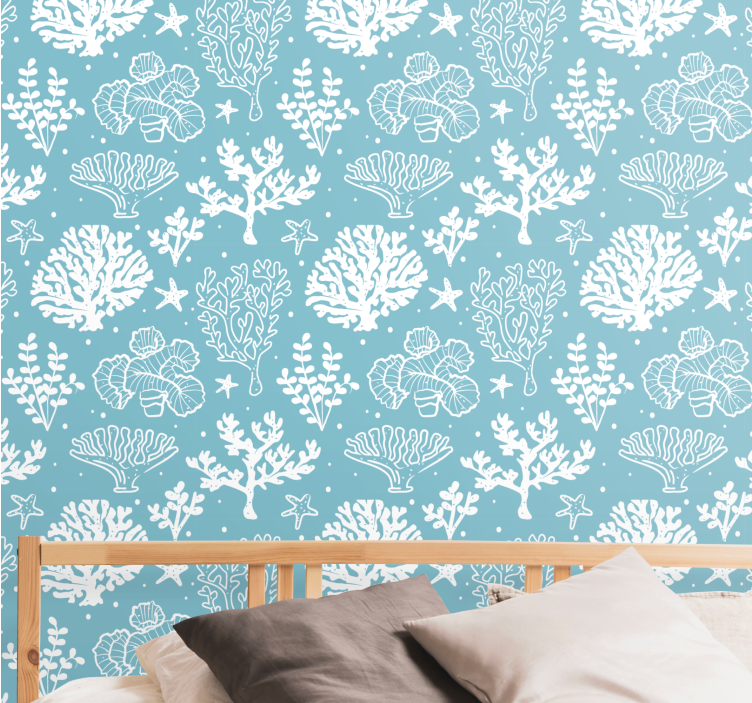 Tapete za zid  riba podvodne botanike - TenStickers