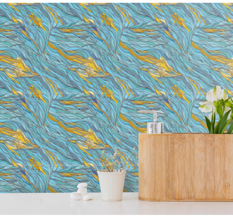 Tapete za zid Sažetak apstraktni organski tijek - TenStickers