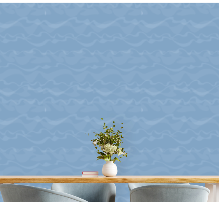 Tapete Plava apstraktni valovi - TenStickers