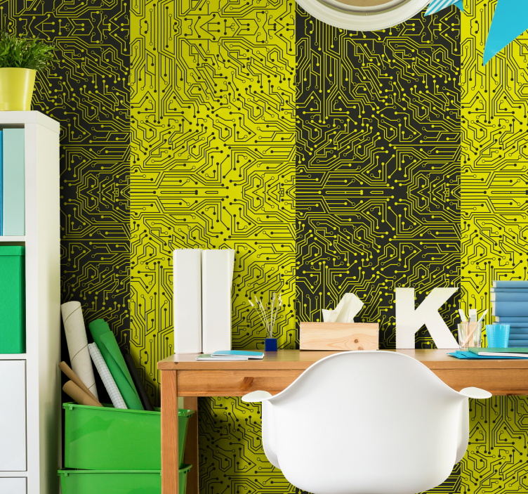 Tapete za zid Sažetak zamršenost sklopova - TenStickers