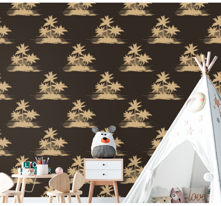 Tapete za zid stablo motiv palme - TenStickers