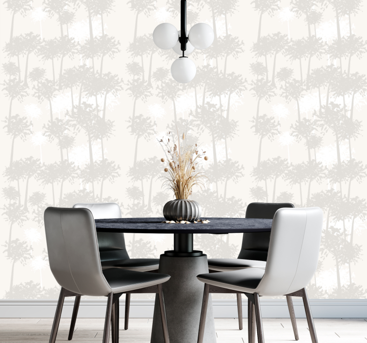 Tapete za zid stablo silueta šume - TenStickers