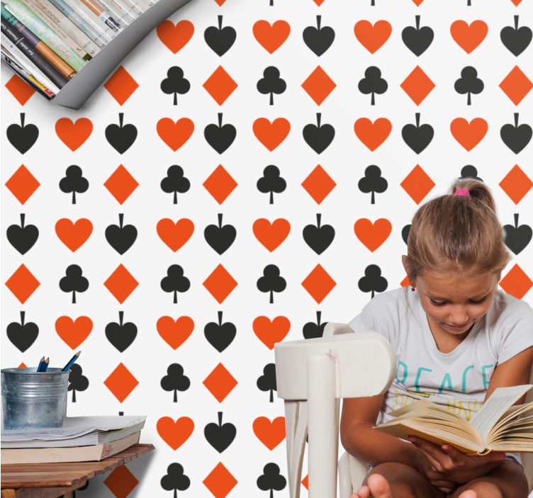 Tapete za zid Točkice uzorak razigranih oblika - TenStickers