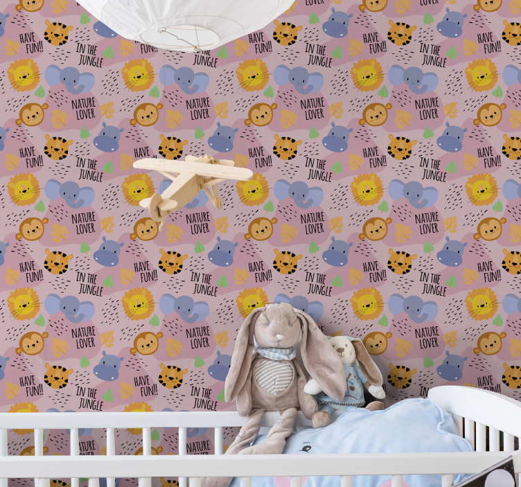 Tapete za dječju sobu ljubitelj prirode džungle - TenStickers
