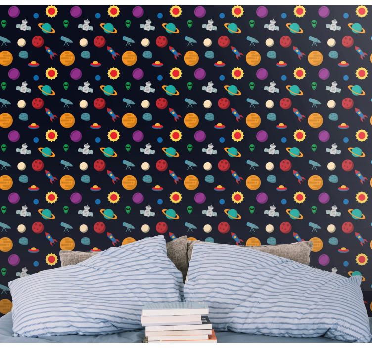 Tapete za zid Zvijezde scena kozmičke avanture - TenStickers