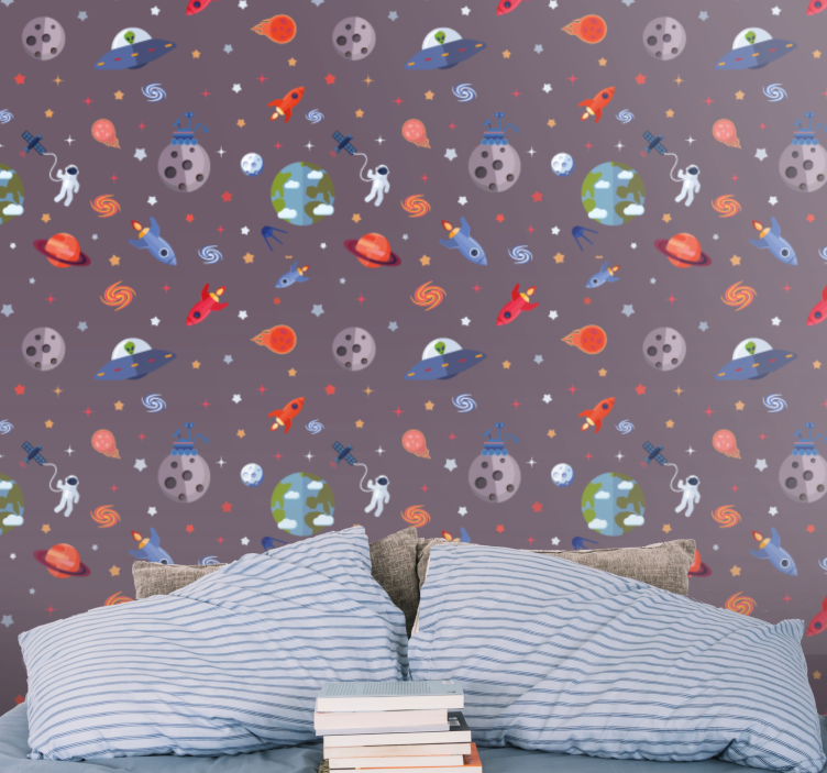 Tapete za zid Zvijezde tema svemirske avanture - TenStickers