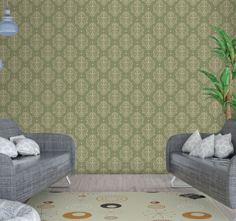 Ukrasne tapete detalj baroknog uzorka - TenStickers