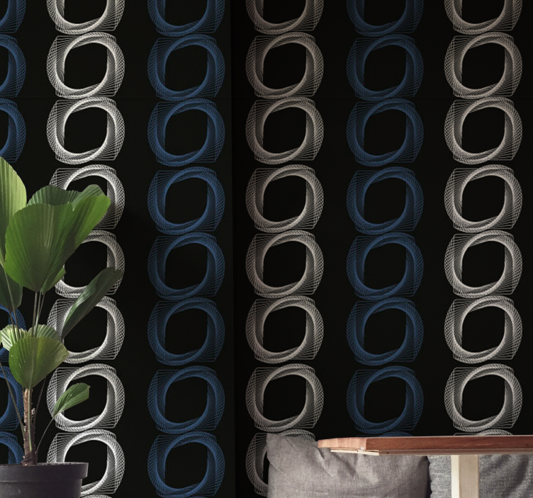 Tapete za zid Sažetak kružni uzorci - TenStickers