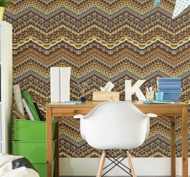 Tapete za zid Umjetnost ukrasni uzorak - TenStickers