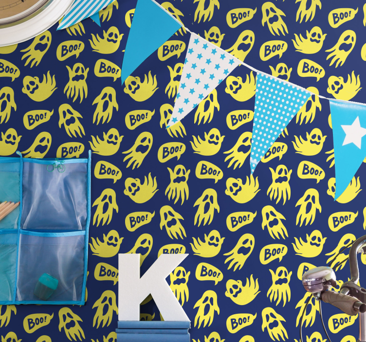 Tapete za zid Noć vještica sablasni uzorci - TenStickers