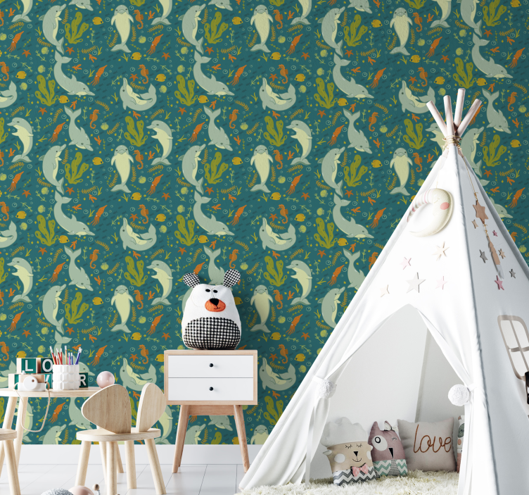 Tapete za zid  životinjske podvodna fauna - TenStickers