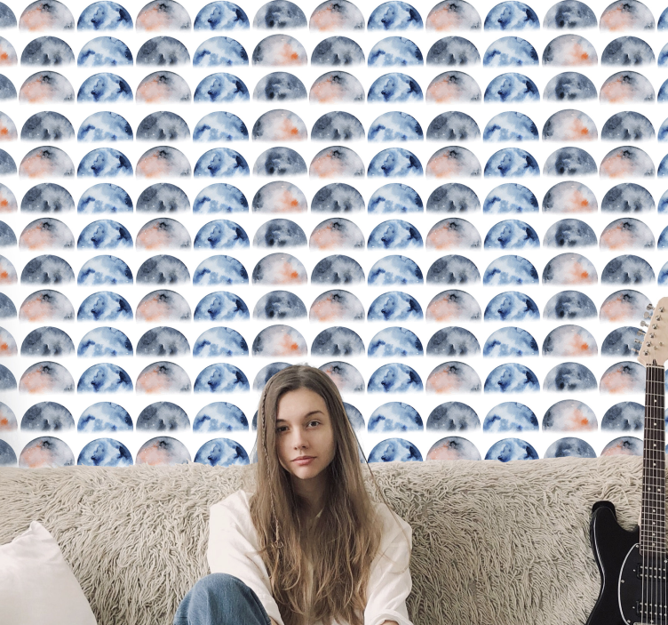 Tapete za zid Zvijezde nebeski polumjesec - TenStickers